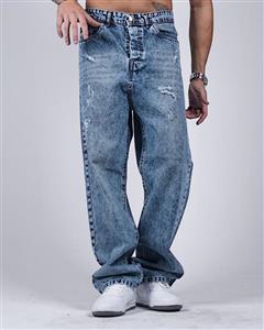شلوار جین مردانه نیم بگ مدل Martia