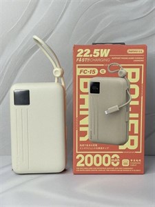 پاوربانک 22.5 وات ریمکس مدل FC-15 ظرفیت 20000 میلی‌آمپرساعت