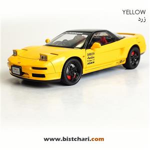 ماکت ماشین هوندا Honda مدل NSX NA1/NA2 رنگ زرد