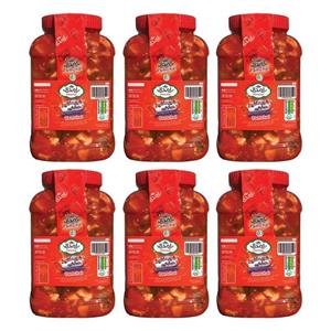 ترشی مخلوط پامچال - 2100 گرم مجموعه 6 عددی