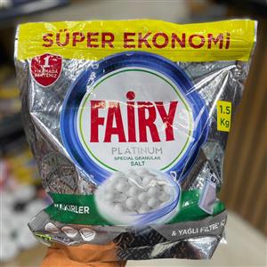 نمک ماشین ظرفشویی فیری مدل سوپر اکونومی وزن 1.5 کیلوگرم