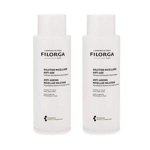 محلول پاک کننده آرایش فیلورگا مدل MICELLAR حجم 400 میلی لیتر بسته دو عددی Filorga MICELLAR Make Up Remover 400ml Pack of 2