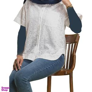 شومیز زنانه برنس مدل آسو رنگ سفید