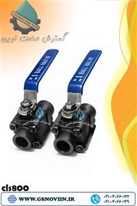 شیر گازی ۲ اینچ کلاس ۸۰۰ فولادی جوشی A105 SW