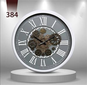 ساعت دیواری گرد طرح چرخ دنده ارس (Aras) کد 384 -1