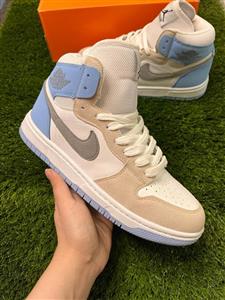 کتونی جردن یک ساقدار سفید کرم  کیفیت  ضمانتی کد 135