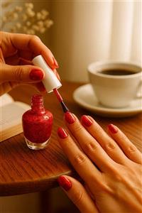 لاک اکلیلی گیاهی (رنگ قرمز)