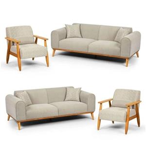 مبل راحتی هشت نفره شاهان دکور مدل هوگو کن مدل 403916