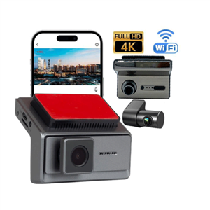 دوربین ثبت وقایع 3 دوربین wifiدار - کیفیت 4K دارای صفحه نمایش