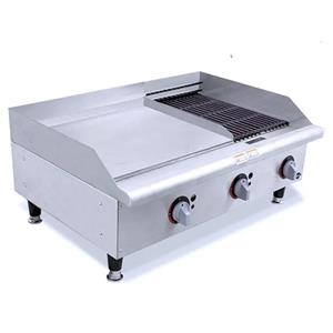 گریل گازی ترکیبی دهنه 90 سانتی  مدل GT-30C-60