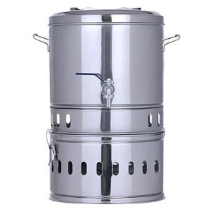 سماور صنعتی 30 لیتری گازی ترموکوپل دار تایگر استیل (TIGERSTEEL) مدل 10135