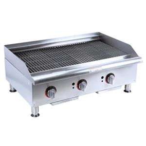 گریل گازی طرح ذغالی دهنه 90 سانتی  مدل GC-90