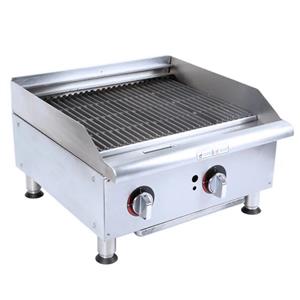 گریل گازی طرح ذغالی دهنه 60 سانتی  مدل GC-60