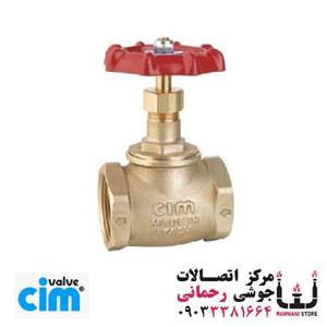 شیر فلکه سوزنی برنجی11/4 اینچ سیم ایتالیا PN10مدل75c200