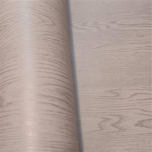 برچسب کابینت طرح چوب برجسته سفید رگه نقره ای عرض 90 - 6231 