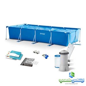 استخر پیش ساخته فریمی برزنتی سایز 450x220 اینتکس کد 28274