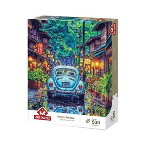 پازل 500 تکه آرت پازل مدل Tokyo in The Rain مناسب نوجوان و بزرگسال