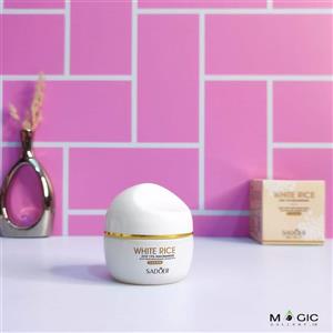 کرم آبرسان برنج سفید سادور | حاوی ۱۵٪ نیاسینامید | روشن‌ کننده و آبرسان قوی SADOER White Rice Niacinamide Cream