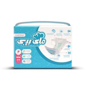 پوشک بچه مای بیبی لوشن اکو سایز 4 بسته 34 عددی