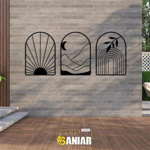 تابلو دیواری  فلزی  ست سه تیکه