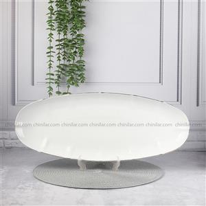 دیس چینی ماهی خوری کوچک خط طلا 109s لمون
