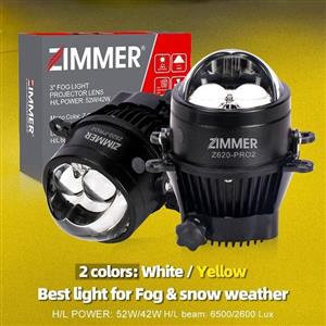 لنز پروژکتور زیمر مدل Z620-PRO2 BI-LED بسته دو عددی