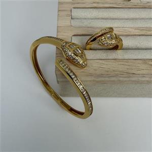 نیم ست دستبند و انگشتر برند بولگاری نگین قرمز