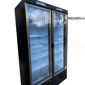 یخچال 120 فلت ( بدنه مشکی - وان سفید ) چیرو