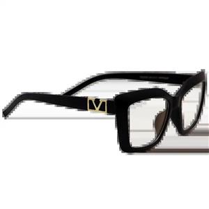 عینک بلوکات زنانه والنتینو VALENTINO مدل 5022 - مشکی مات