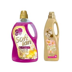 مایع نرم کننده حوله و لباس سافتلن مدل 03 حجم 1 لیتر به همراه مایع لباسشویی سافتلن مدل high Definition clean حجم 3 لیتر