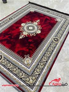 فرش ژیوا قرمز 1200 شانه تراکم 3600