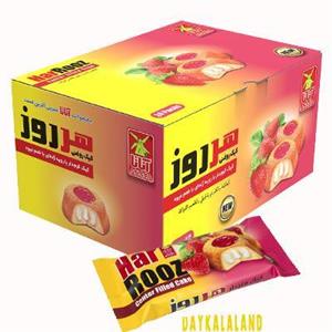 کیک دو قلو هر روز اناتا توت فرنگی 60 گرمی صورتی