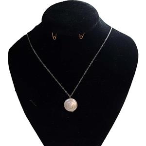 گردنبند زنانه مدل مروارید طبیعی دایره ای شکل