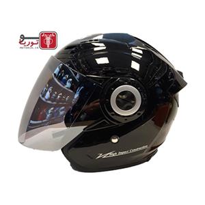 کلاه کاسکت ایندکس Titan4 مشکی براق