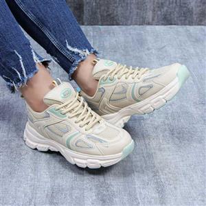 کتونی اسپرت زنانه مدل نایکی 1971 رنگ کرم پاستیلی کد 22406