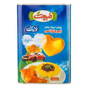 روغن نیمه جامد زیروترانس طبیعت - 5 کیلوگرم