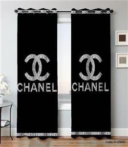 پرده پانچی اتاق خواب اسپرت مدل CHANEL