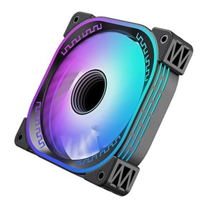 فن کیس لاوینگ کول مدل YM-1200 BLACK-ARGB-single package 