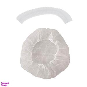 کلاه یکبار مصرف پارچه ای آکاردیونی مدل A300 بسته 50 عددی