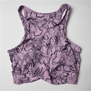 نیم تنه ورزشی آپانا apana sports bra بنفش گلدار