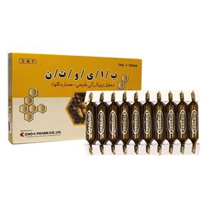 آمپول خوراکی بایوتن چوا فارم حاوی رویال ژلی بسته 10 عددی