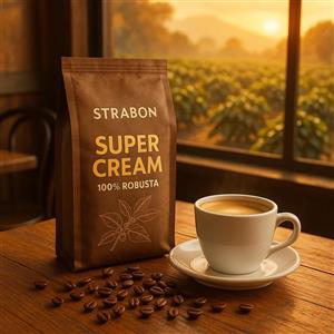 میکس دانه قهوه ۱۰۰% ربوستا-سوپر کرم 