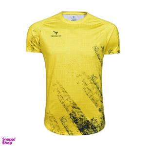 تیشرت ورزشی مردانه تکنیک پلاس 07 مدل TS-158-ZA رنگ زرد