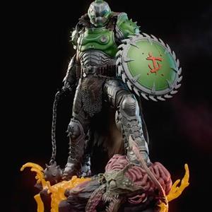 🔥 فیگور دست‌ساز Doom Slayer | جنس PLA  | ارتفاع ۴۰ سانتی‌متر