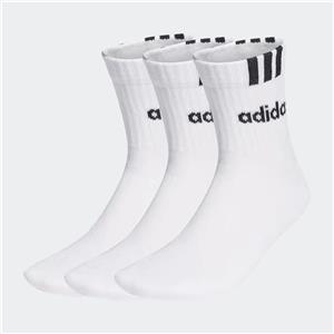 جوراب مردانه آدیداس مدل 3-Stripes Linear Half-Crew Cushioned Socks 3 Pairs