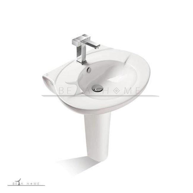 روشویی نیم پایه (پایه سرخور)  مروارید رویال