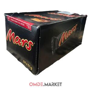 شکلات کاراملی مارس بسته 24 عددی MARS