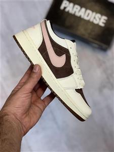 کفش و کتونی نایک جردن موکا کرم قهوه ای دخترانه