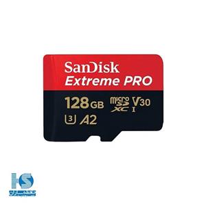کارت حافظه سن دیسک مدل MicroSDXC ExtremePRO 200MB 128GiG /s U3