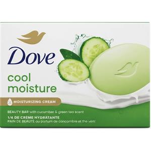 پن و صابون داو با رایحه خیار و چای سبز ۱۰۶ گرم Dove Beauty Bar Soap Cool Moisture Cucumber and Green Tea Scent
